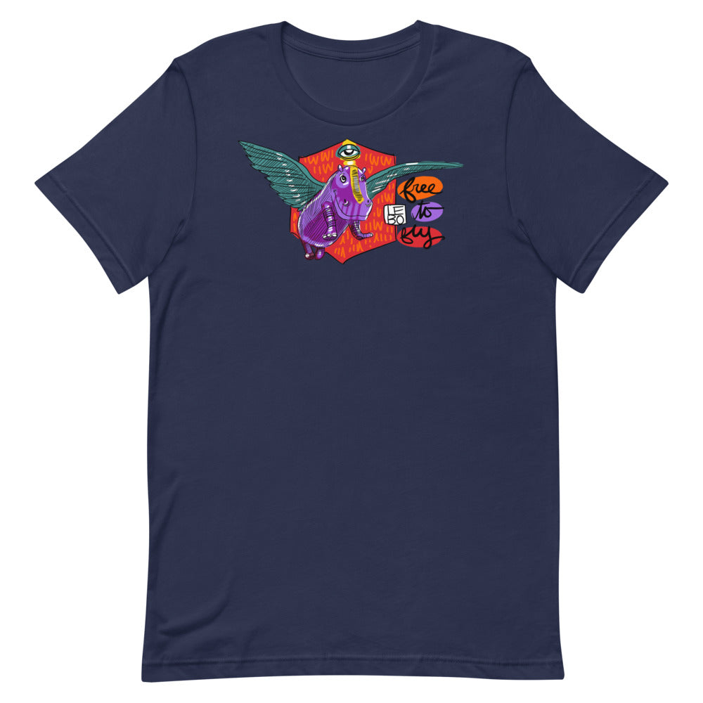 Free to Fly - Lebo Unisex Short Sleeve T-Shirt